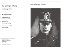Tablet Screenshot of paul-grueninger.ch